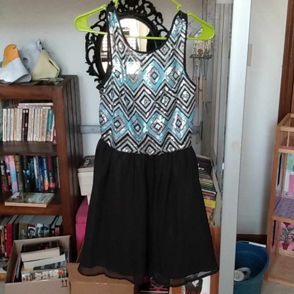 Sequin Homecoming Prom Dress